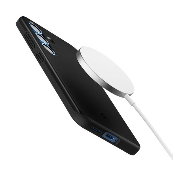 Spigen - Puzdro Thin Fit s MagSafe pre Samsung Galaxy S25, čierna