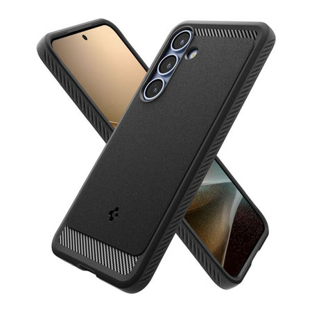 Spigen - Puzdro Rugged Armor s MagSafe pre Samsung Galaxy S25, Matte Black