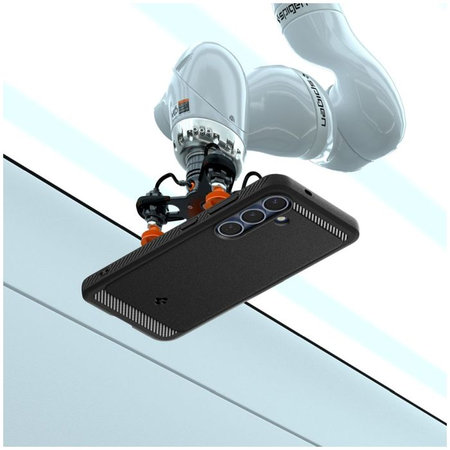 Spigen - Puzdro Rugged Armor s MagSafe pre Samsung Galaxy S25, Matte Black