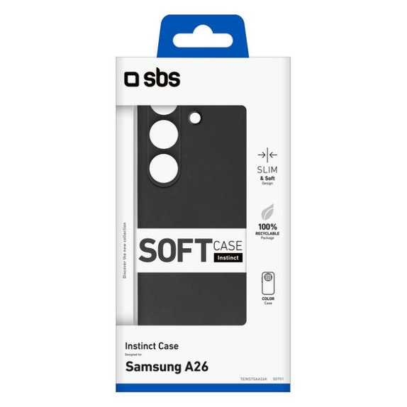 SBS - Puzdro Instinct pre Samsung Galaxy A26, čierna