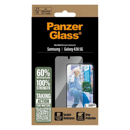 PanzerGlass - Tvrdené sklo UWF pre Samsung Galaxy A36 5G, transparentná