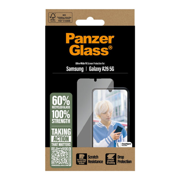 Tvrdené sklo UWF pre Samsung A26 5G, Transparentná, PanzerGlass