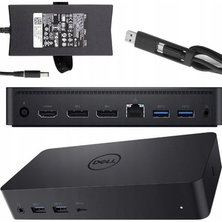 Dell D6000 - Dokovacia stanica (USB-C) + Adaptér 130W Repasovaný