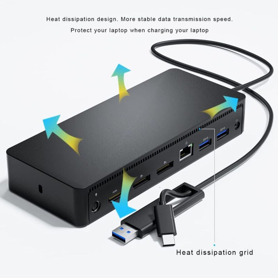 Dell D6000 - Dokovacia stanica (USB-C) + Adaptér 130W Repasovaný