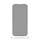 FixPremium Privacy Anti-Spy Glass - Tvrdené Sklo pre Samsung Galaxy S25