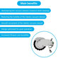 Xiaomi Robot Vacuum X20, S10, Dreame X30, X20, X10 Pro - Koleso s Motorom (Pravé) (Biele)