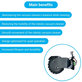 Xiaomi Robot Vacuum X20, S10, Dreame X30, X20, X10 Pro - Koleso s Motorom (Pravé) (Čierne)