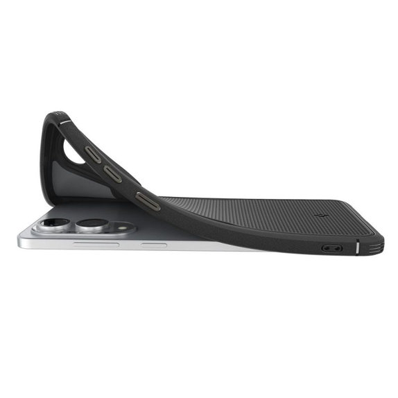 Spigen - Puzdro Core Armor s MagSafe pre Samsung Galaxy S25 Edge, Matte Black
