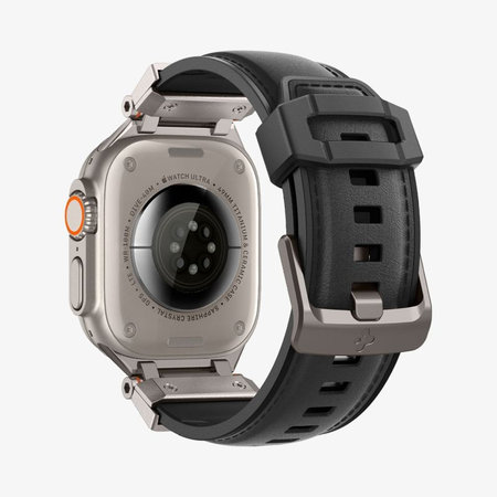 Spigen - Remienok Durapro Armor PU pre Apple Watch (42, 44, 45, 49mm), čierna