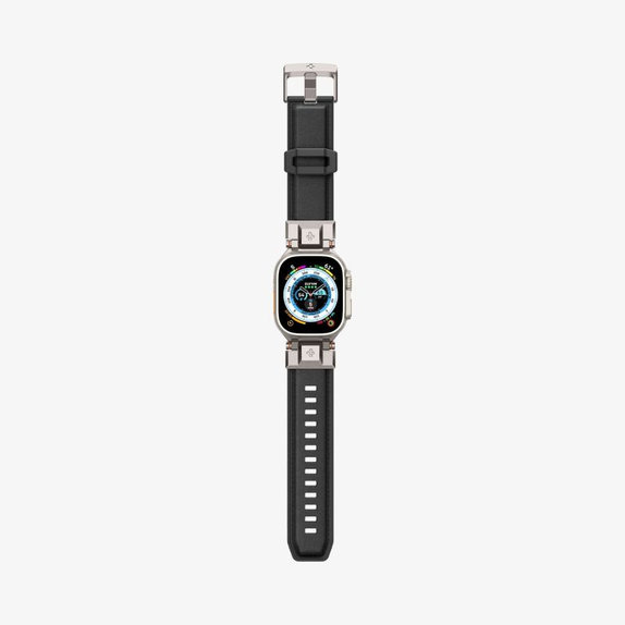 Spigen - Remienok Durapro Armor PU pre Apple Watch (42, 44, 45, 49mm), čierna