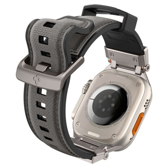 Spigen - Remienok Durapro Armor pre Apple Watch (42, 44, 45, 49mm), sivá