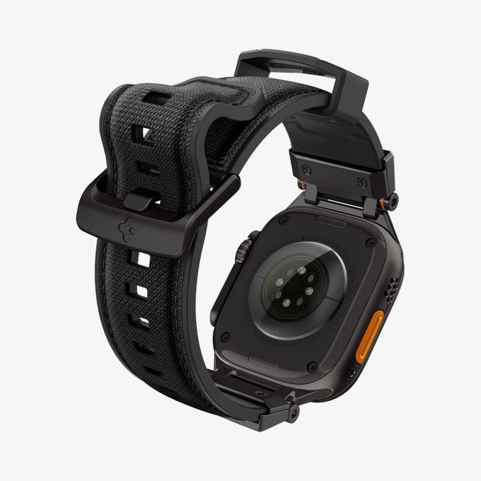 Spigen - Remienok Durapro Armor pre Apple Watch (42, 44, 45, 49mm), Black Edition