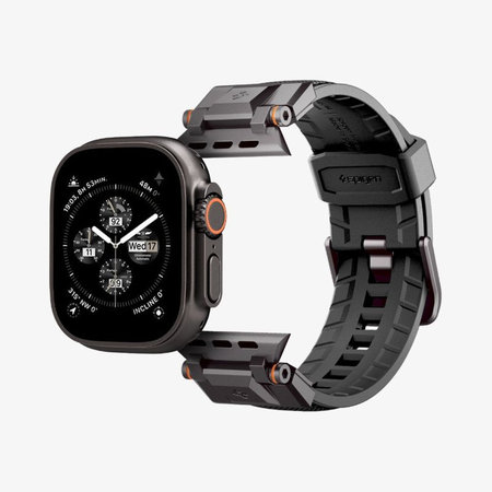 Spigen - Remienok Durapro Armor pre Apple Watch (42, 44, 45, 49mm), Black Edition