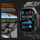 Spigen - Remienok Durapro Armor pre Apple Watch (42, 44, 45, 49mm), Black Edition