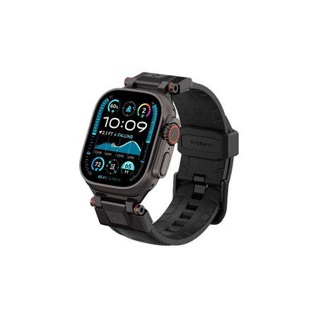 Spigen - Remienok Durapro Armor pre Apple Watch (42, 44, 45, 49mm), Black Edition