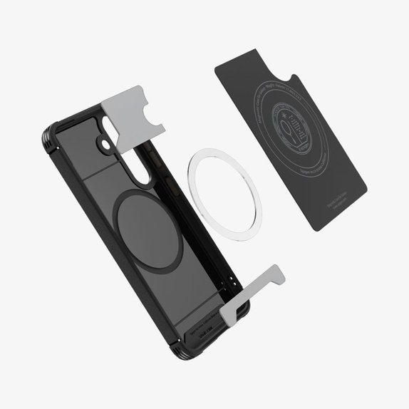 Spigen - Puzdro Core Armor s MagSafe pre Samsung Galaxy S25, Matte Black
