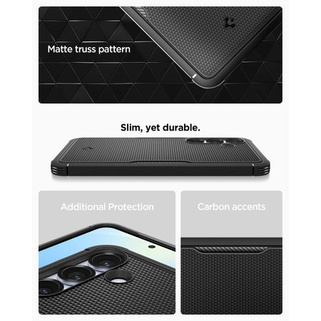 Spigen - Puzdro Core Armor s MagSafe pre Samsung Galaxy S25, Matte Black