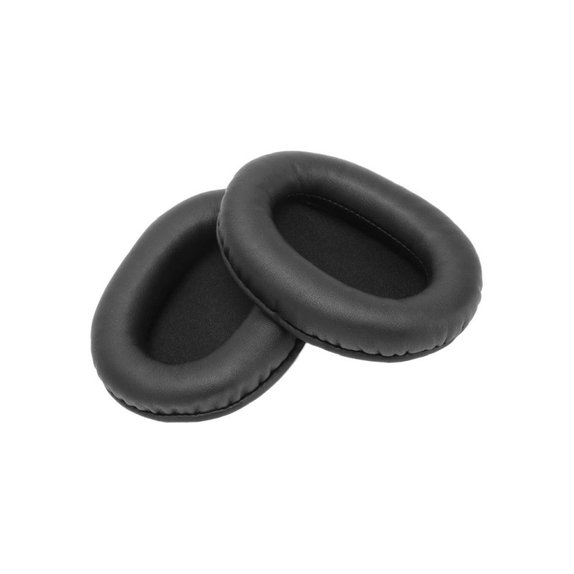 Náhradné Náušníky pre Kingston HyperX Cloud Flight, Stinger, Pamäťová pena + PU Koža, Čierne, 1 pár