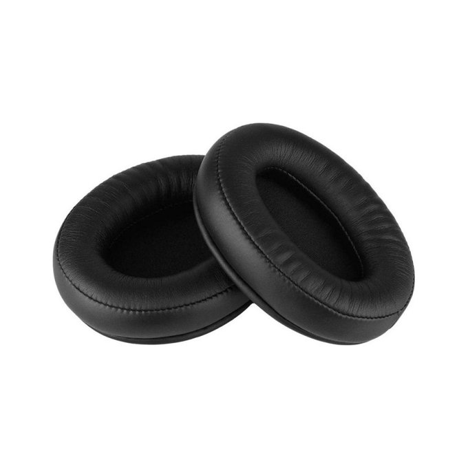 Náhradné Náušníky pre Kingston HyperX Cloud Alpha, Pamäťová pena + PU Koža, Čierne, 1 pár