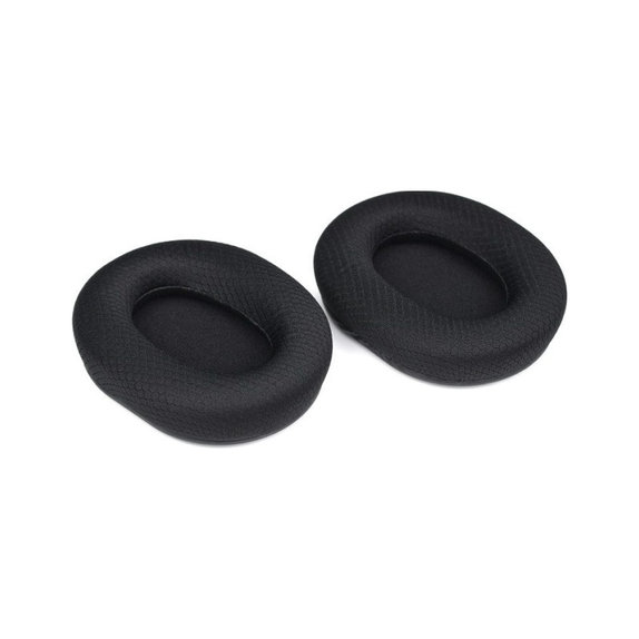 Náhradné Náušníky pre Razer BlackShark, Pamäťová pena + Textil, Čierne, Chladivý Gél, 1 pár
