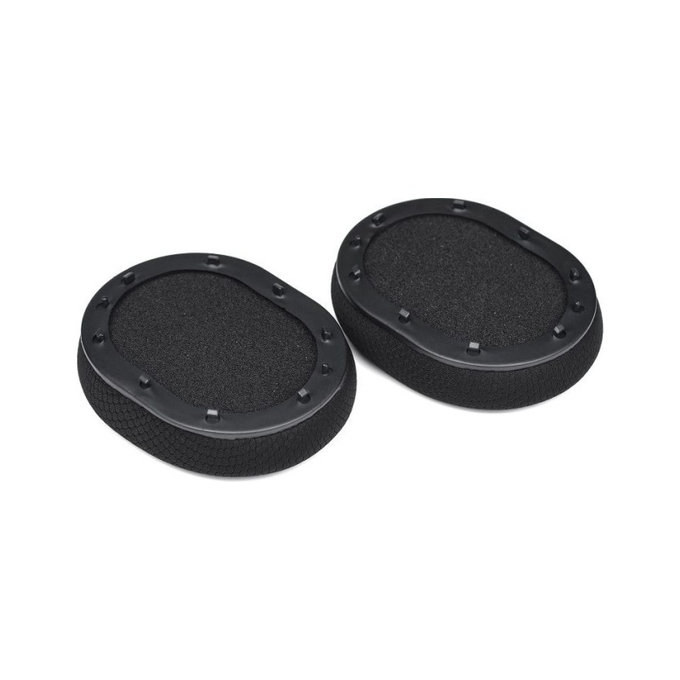 Náhradné Náušníky pre Razer BlackShark, Pamäťová pena + Textil, Čierne, Chladivý Gél, 1 pár