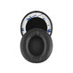 Náhradné Náušníky pre Beats Solo Pro, Wireless, Pamäťová pena + PU Koža, Čierne, 1 pár