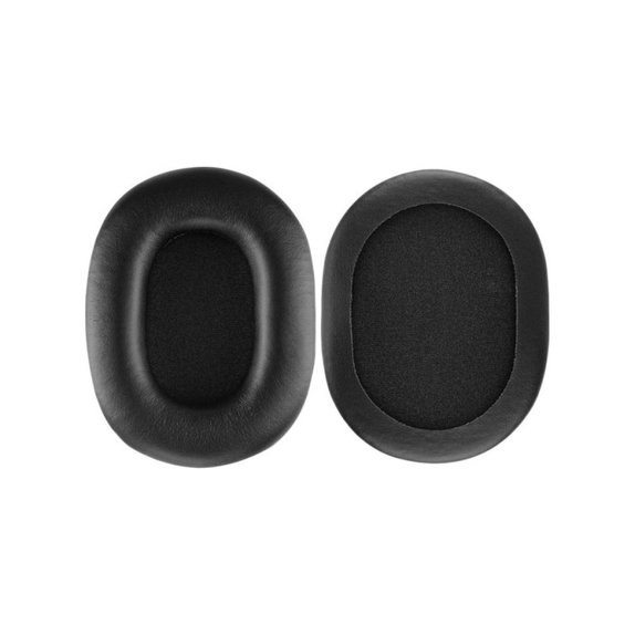 Náhradné Náušníky pre Sony MDR-7506, Pamäťová pena + PU Koža, Čierne, 1 pár