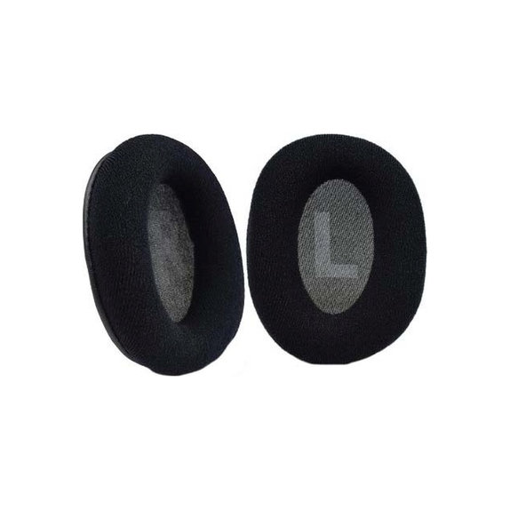 Náhradné Náušníky pre Logitech G Pro X, Pamäťová pena + Textil, Čierne, Chladivý Gél, 1 pár