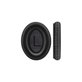 Náhradné Náušníky pre Bose QuietComfort 35, Pamäťová pena + PU Koža, Čierne, 1 pár