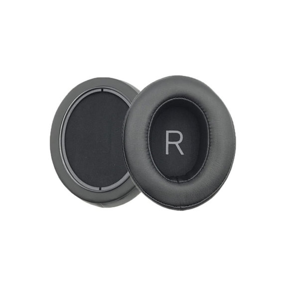 Náhradné Náušníky pre Sennheiser Momentum 3.0, Pamäťová pena + PU Koža, Čierne, 1 pár