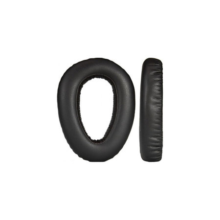 Náhradné Náušníky pre Sennheiser PXC550, Pamäťová pena + PU Koža, Čierne, 1 pár