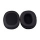 Náhradné Náušníky pre Marshall Monitor, Pamäťová pena + PU Koža, Čierne, 1 pár