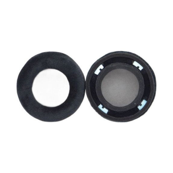 Náhradné Náušníky pre AKG K702, Pamäťová pena + Semiš, Čierne, 1 pár