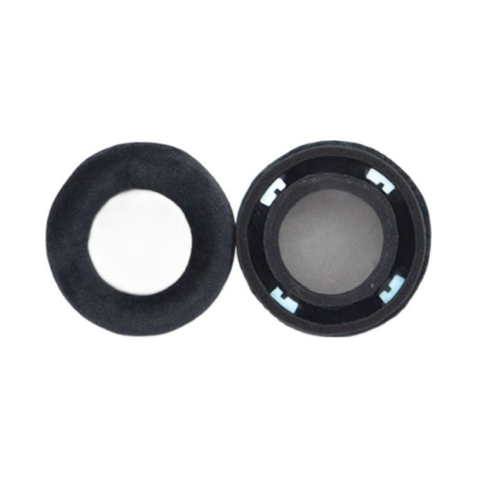 Náhradné Náušníky pre AKG K702, Pamäťová pena + Semiš, Čierne, 1 pár