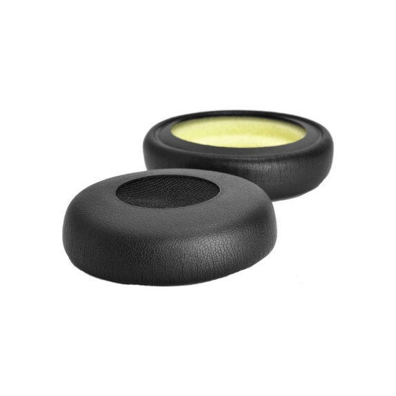 Náhradné Náušníky pre Jabra Evolve 20, 30, 40, PU Koža, Čierne, 1 pár