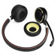 Náhradné Náušníky pre Jabra Evolve 20, 30, 40, PU Koža, Čierne, 1 pár