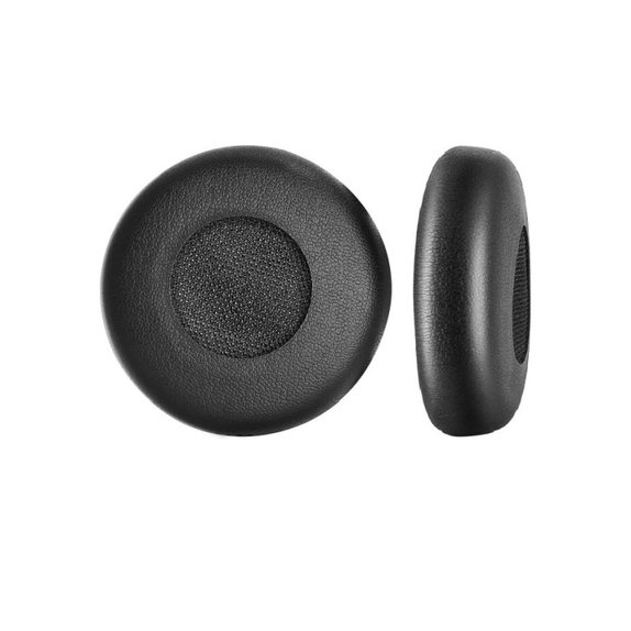 Náhradné Náušníky pre Jabra Evolve 20, 30, 40, PU Koža, Čierne, 1 pár
