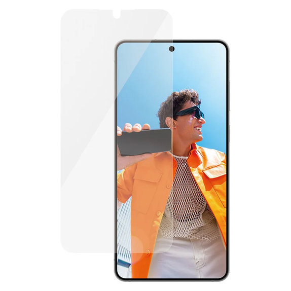 Tvrdené sklo UWF Ceramic s aplikátorom pre Samsung Galaxy S25 Edge, Číra, PanzerGlass