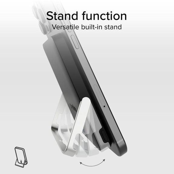 SBS - PowerBank 5000mAh, 20W, Power Delivery, Mag Stand, čierna