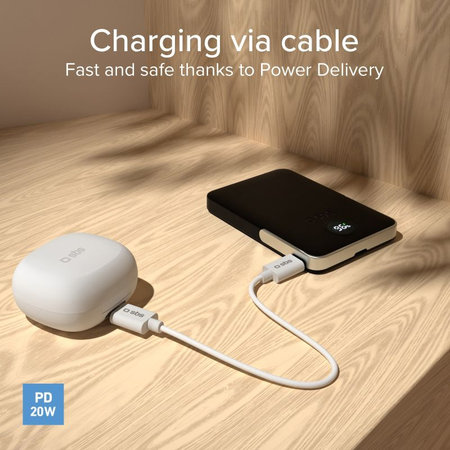 SBS - PowerBank 5000mAh, 20W, Power Delivery, Mag Stand, čierna