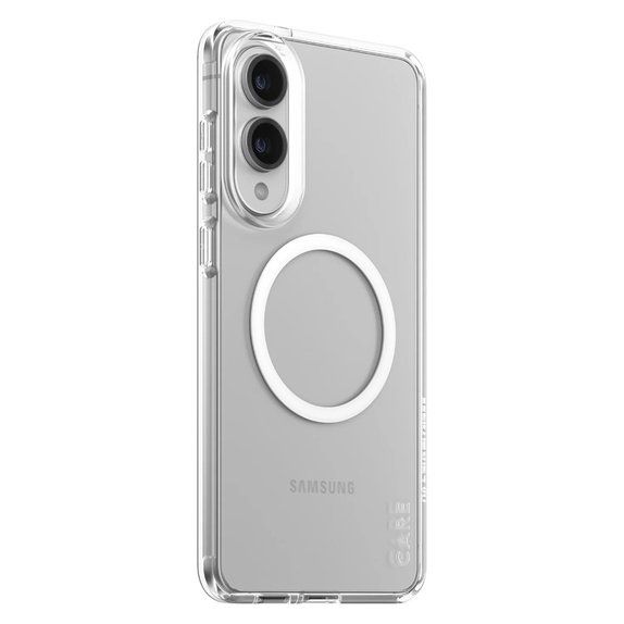 Puzdro Urban Combat s bielym QI pre Samsung Galaxy S25 Edge, Transparentná, PanzerGlass