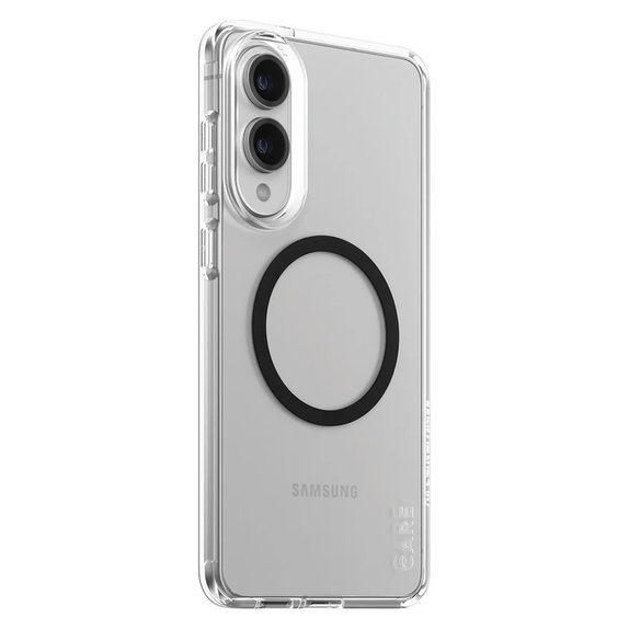Puzdro Urban Combat s čiernym QI pre Samsung Galaxy S25 Edge, Transparentná, PanzerGlass