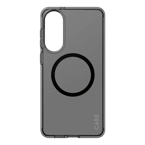 Puzdro Smokey s čiernym QI pre Samsung Galaxy S25 Edge, Čierna, PanzerGlass