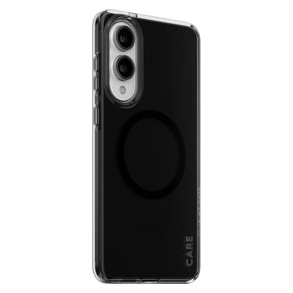 Puzdro Smokey s čiernym QI pre Samsung Galaxy S25 Edge, Čierna, PanzerGlass