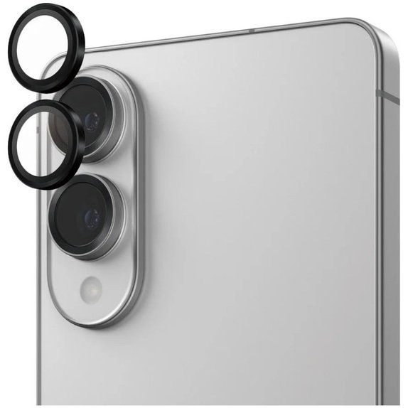 Ochranný kryt objektívu Hoops pre Samsung S25 Edge, Čierna, PanzerGlass