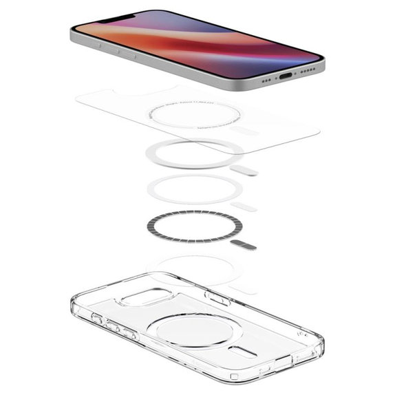 Spigen - Puzdro Ultra Hybrid s MagSafe pre iPhone 16e, biela
