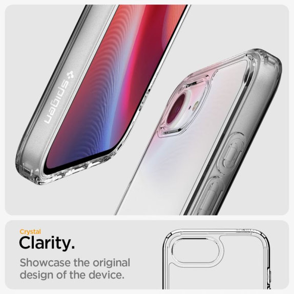 Spigen - Puzdro Ultra Hybrid pre iPhone 16e, Crystal Clear