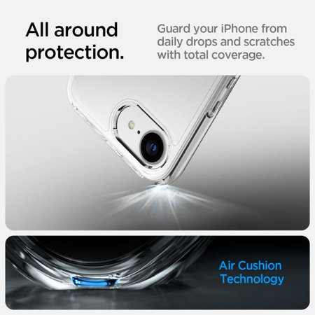 Spigen - Puzdro Ultra Hybrid pre iPhone 16e, Crystal Clear
