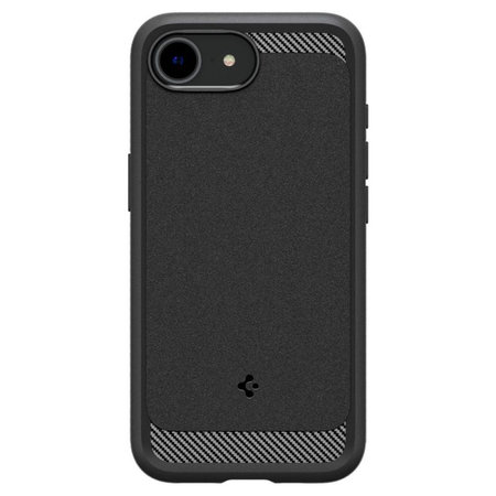 Spigen - Puzdro Rugged Armor s MagSafe pre iPhone 16e, Matte Black