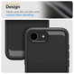 Spigen - Puzdro Rugged Armor s MagSafe pre iPhone 16e, Matte Black